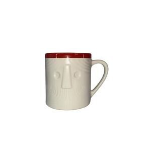 Crate and Barrel Coffee "Saint Nick Mug" Christmas Santa Cup 4"H